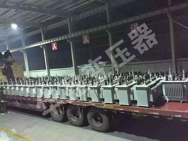 防城港非晶合金变压器发货现场